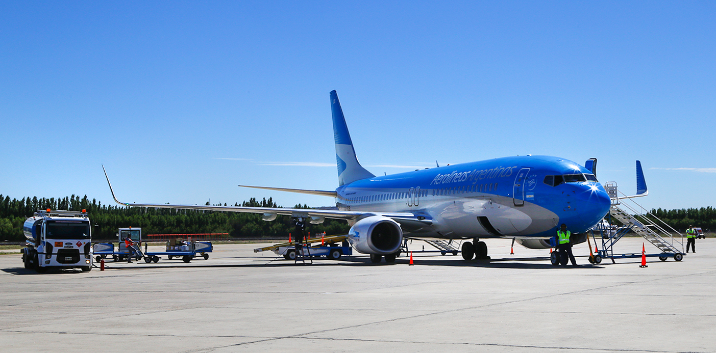 Aerolíneas Argentinas está volando a 33 de sus 36 destinos locales desde Buenos Aires, con salidas desde el aeropuerto de Ezeiza.
