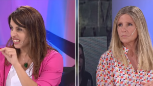 Cruce por el aborto: la exdiputada Hotton cruzó a Donda y pidió su renuncia en vivo