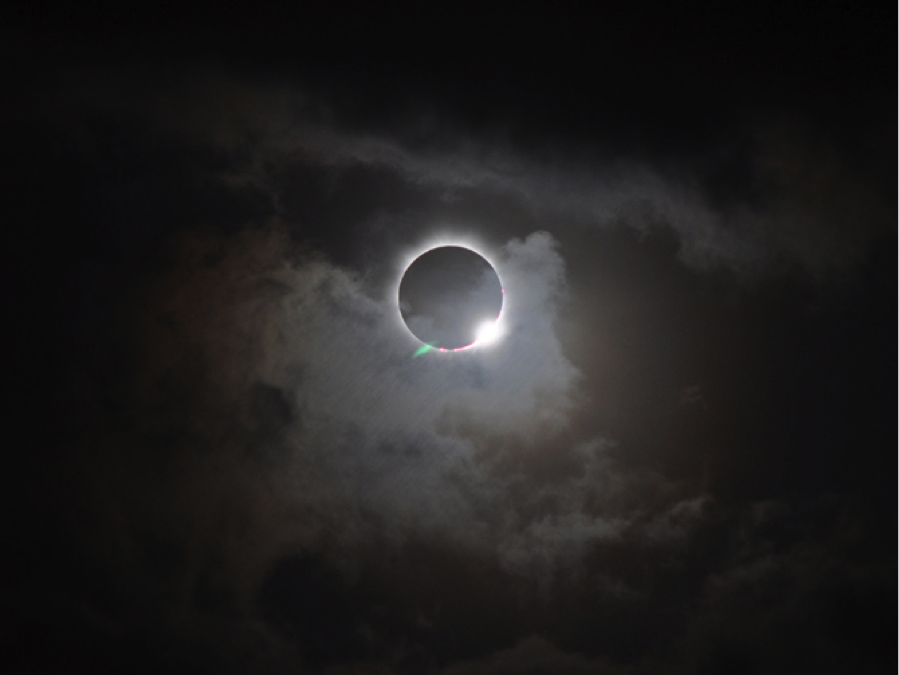 Antecedente. Así se observó el eclipse solar del 13 de noviembre de 2012 en el norte de Australia. Crédito: Romeo Durscher