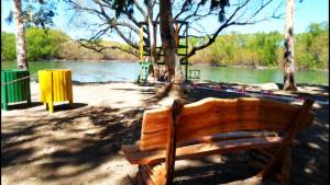 Cierran hoy el balneario de Huergo por anuncio de fuertes ráfagas de viento