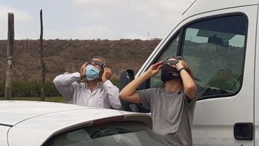 Turistas de distintos puntos del país llegaron a Ramos Mexía. Foto: José Mellado.