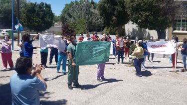 Los trabajadores rechazan el aumento y el plus pandemia. Foto: José Mellado. 