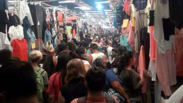 Preocupantes imágenes en La Salada. 