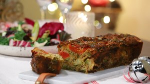 Tremendo este budín salado