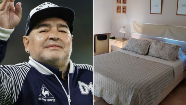 La casa en la que murió Maradona.