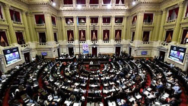 Diputados sesiona para debatir la nueva fórmula de movilidad jubilatoria. Foto: gentileza @DiputadosAR