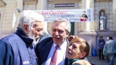 "Cuando nos sentamos ayer en Casa de Gobierno se nos ocurrió que la mejor solución era volver a la fórmula original de Cristina", explicó el presidente. (Gentileza).-