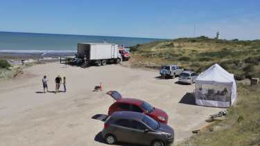 A metros de El Faro se levanta el nodo central de la transmisión. Foto: Marcelo Ochoa.