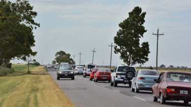Un lento regreso desde El Cóndor a Viedma. Foto: Marcelo Ochoa.
