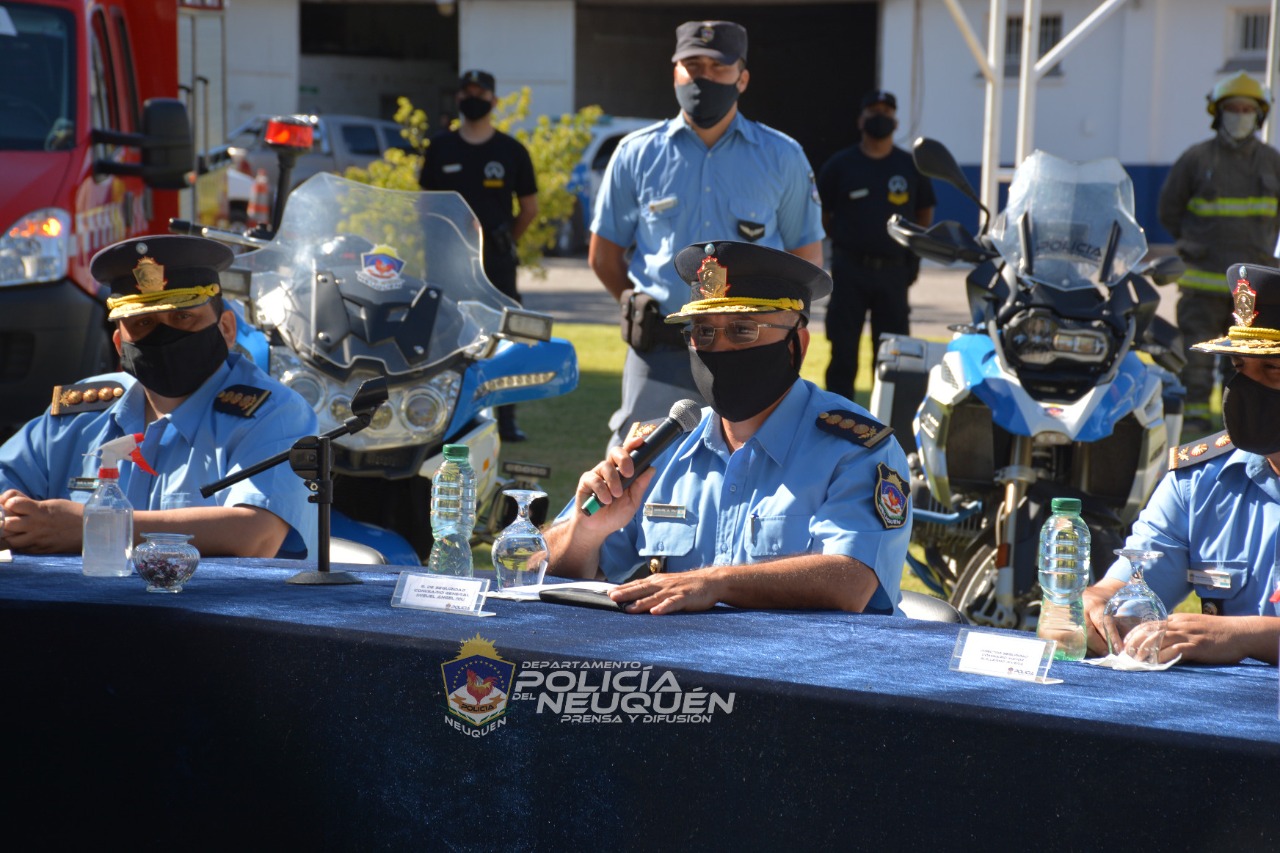 La Policía de Neuquén pidió que se sigan los protocolos sanitarios . Foto: Gentileza