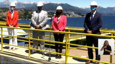 En diciembre pasado se inauguró el segundo módulo de la planta depuradora de Bariloche a donde se derivarían las cloacas de Dina Huapi. Archivo