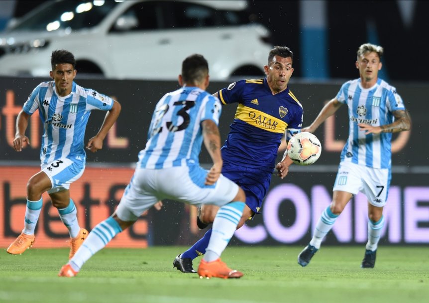 Boca-Racing es el plato fuerte de la jornada del miércoles.