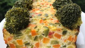 Budín de verduras sin harinas