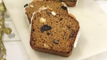 Budín integral con frutos secos