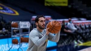 Campazzo jugó 5 minutos en la primera victoria de Denver en la NBA
