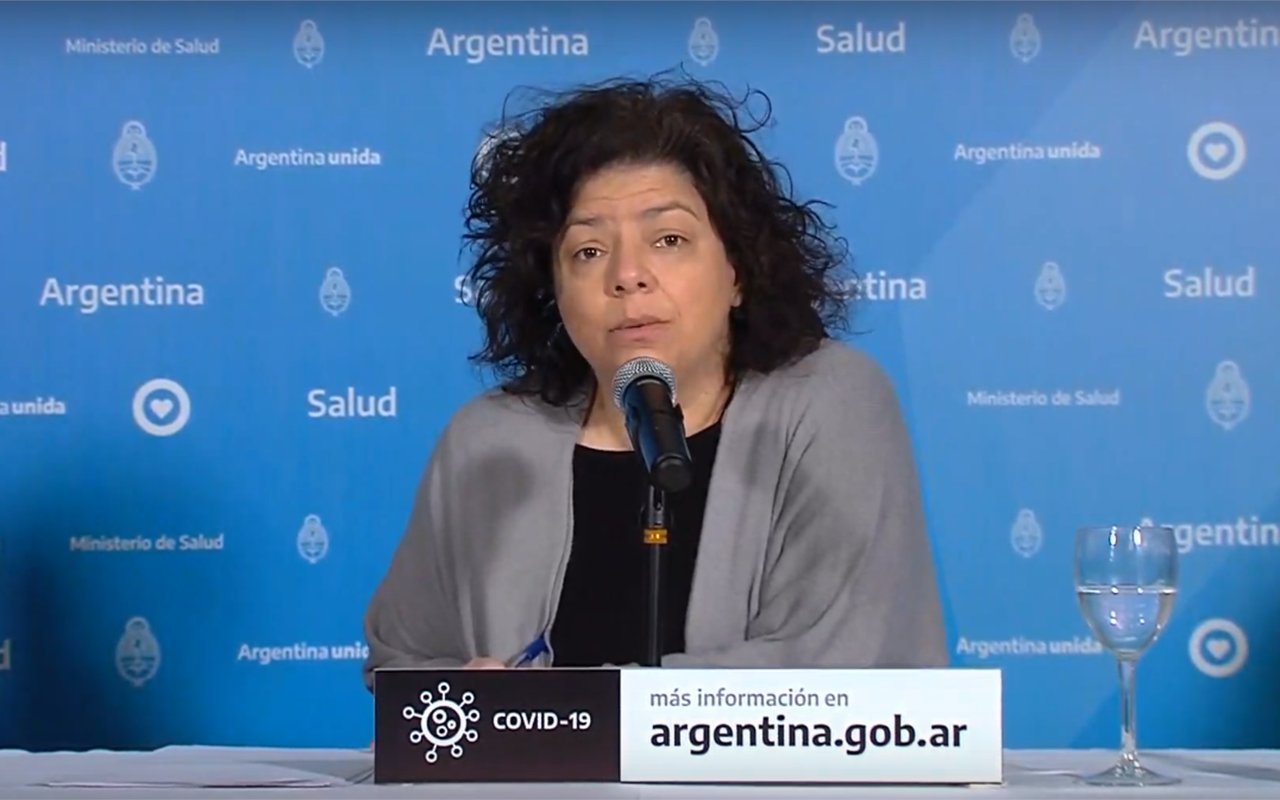 Carla Vizzotti, ministra de Salud de la Nación. 