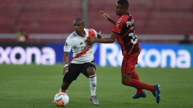 De La Cruz fue el autor del gol de River, que se mete en la siguiente instancia.