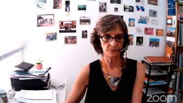 Patricia Berardi integra el equipo de antropólogos y dio testimonio ante el Tribunal de La Plata.
