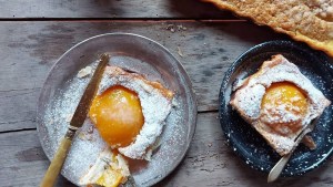 Animate a probar esta tarta de duraznos