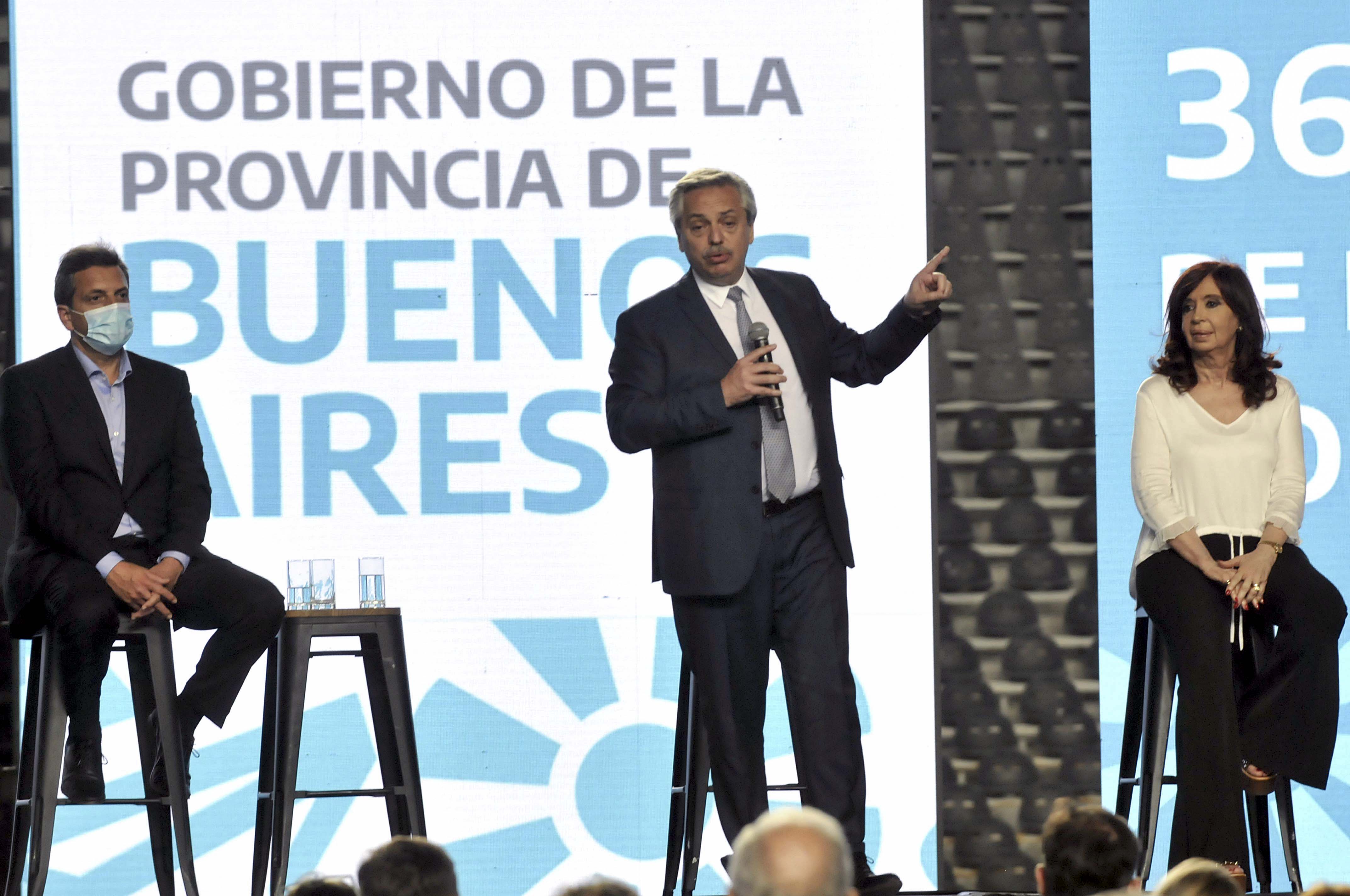 Fernández respondió a quienes aseguran que hay divisiones en el Gobierno. Foto: Télam