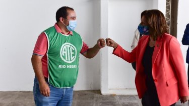 Carreras anunció las fechas del pago del aguinaldo en Río Negro. Foto: Pablo Leguizamón.