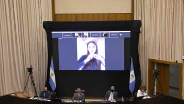 Lucila Trujillo declaró sobre la entrevista a Terán en el canal C5N. (Florencia Salto)