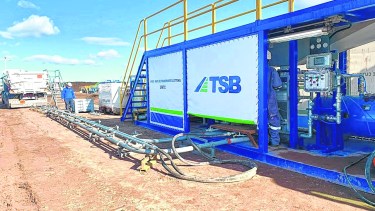 Se trata de un dispositivo para mejorar el proceso de traslado de cutting en locaciones secas. 