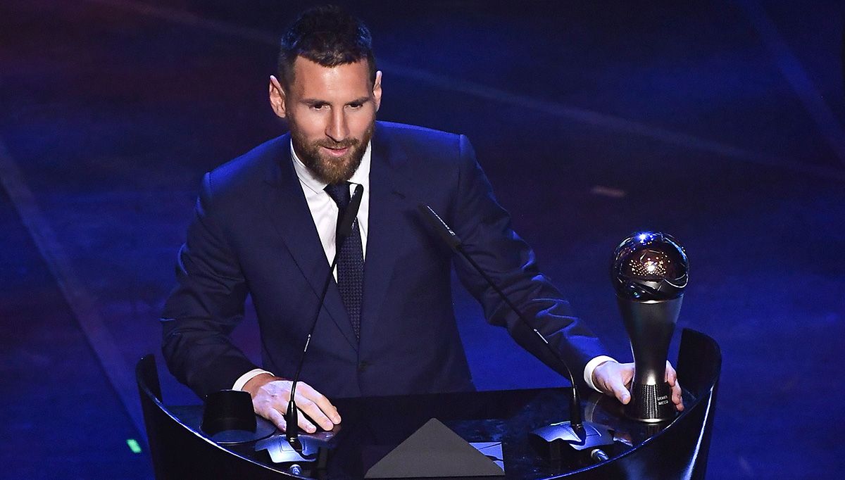 Lionel Messi ganó el premio de la FIFA el año pasado.