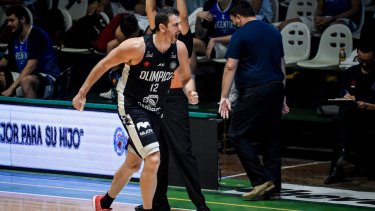 Guaita anotó 18 puntos en la victoria de Olímpico.