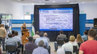 La intendenta Soria presentó el plan habitacional que fue uno de los ejes de su campaña política. (foto: gentileza)