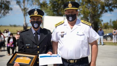 El acto fue encabezado por el flamante jefe de la fuerza, Osvaldo Tellería. Foto: gentileza.