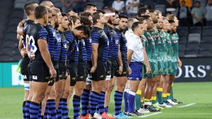 Los Pumas homenajearon a Maradona e igualaron 16 a 16 ante Australia