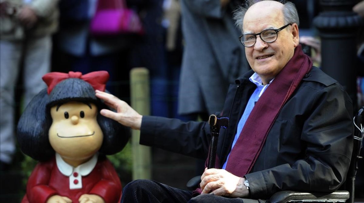 Joaquín Lavado propuso un humor conceptual y abierto en "Mafalda".