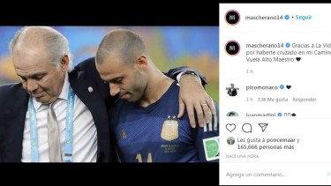 El recuerdo de Sabella con Mascherano en la Selección argentina. 
