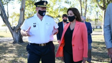El jefe de la Policía, Osvaldo Tellería definió los ascensos y cambios en las jefaturas. Foto: Archivo