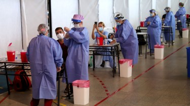 En Viedma el operativo se desarrollará en el gimnasio Ruggeri. Foto: Marcelo Ochoa.