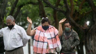 Viedma. 26-01-2020. Acto por "las 2 vidas" en la Plaza San Martin.

Foto: Pablo Leguizamon