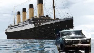 La F-100 del pulpero de Las Grutas rescata al Titanic y otros nuevos memes de la camioneta viral