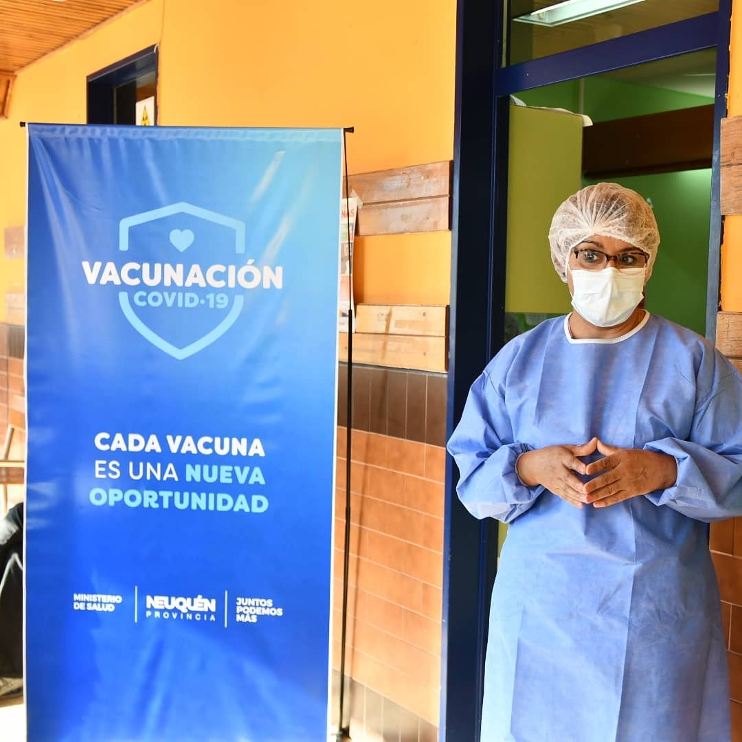 La vacunación continuará mañana en Rincón de los Sauces. Foto: Facebook Rincón de los Sauces