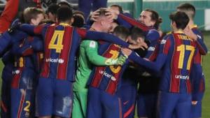 Sin Messi, Barcelona pasó a la final de la Supercopa de España por penales