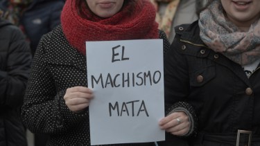 Los reclamos en las marchas por el 8M. (Archivo)