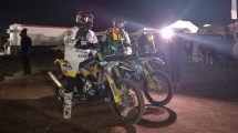 Imagen de Luciano Benavides se accidentó en el Dakar