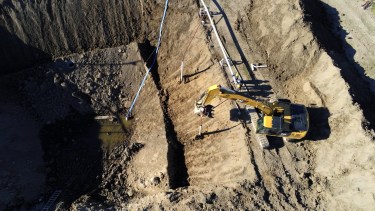 La obra es considerada como una de los más grandes de la provincia en su rubro. Foto gentileza: Prensa de Río Negro.