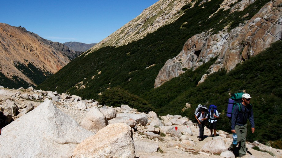 Las salidas a la montaña tuvieron un crecimiento importante este verano con residentes y turistas. Foto: Alfredo Leiva