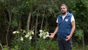 Conocimiento científico al servicio del sector productivo. El ingeniero agrónomo Marcos Easdale, investigador del INTA y Conicet, participó en el desarrollo del sistema de alerta. También sería útil para monitorear vegetación de áreas naturales protegidas. Foto: Alfredo Leiva