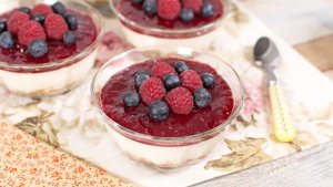 Mirá qué fácil es hacer vasitos de cheesecake