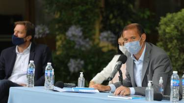 Es la tercera conferencia de prensa que realiza Gutiérrez en cuatro días. (Gentileza).-