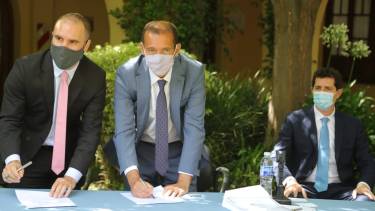 El ministro de Economía nacional, Martín Guzmán, comprometió a las provincias a no endeudarse en dólares. (Archivo Florencia Salto)