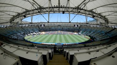 El Estadio Maracaná vacío en la final de Copa.