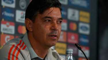 Marcelo Gallardo defendió a su equipo de las críticas. Foto: Télam 